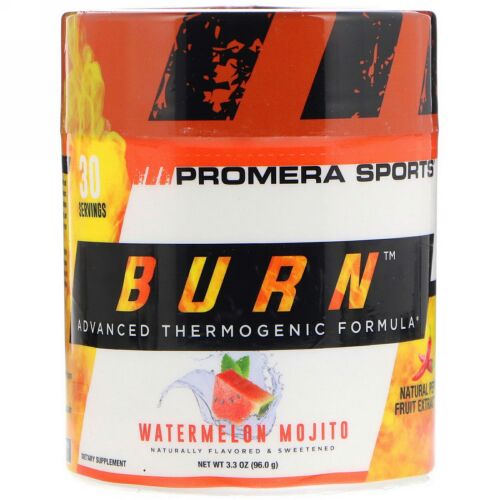 Promera Sports, バーン、高度サーモジェニック処方、スイカモヒート、3.3 oz (96.0 g) (Discontinued Item)