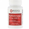 Protocol for Life Balance, ナットウキナーゼ、100 mg、60ベジカプセル (Discontinued Item)