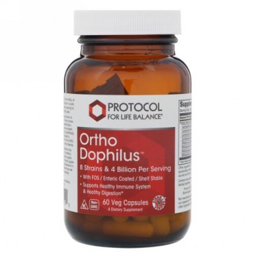 Protocol for Life Balance, Ortho Dophilus, 60 Veg Capsules (Discontinued Item)