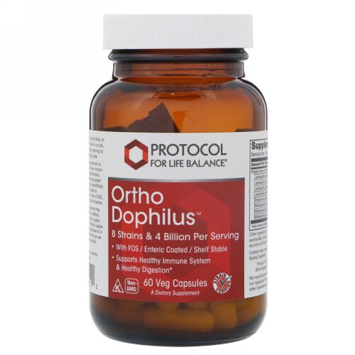 Protocol for Life Balance, Ortho Dophilus, 60 Veg Capsules (Discontinued Item)