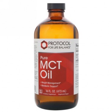Protocol for Life Balance, ピュアMCTオイル、16 fl oz (473 ml) (Discontinued Item)