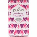 Pukka Herbs, エルダーベリー＆エキナセア、フルーツティーバッグ20袋、40g（1.41オンス）