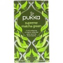 Pukka Herbs, Supreme Matcha Green, 20 Green Tea Sachets - 1.05 oz (30 g) Each