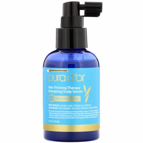 Pura D'or, 薄毛対策セラピー頭皮活性化セラム、 4 fl oz (120 ml)