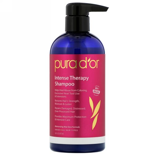 Pura D'or, 集中補修セラピーシャンプー、473ml（16 fl oz） (Discontinued Item)