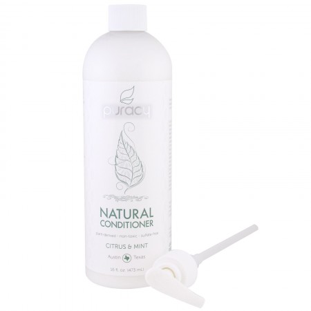 Puracy, ナチュラルコンディショナー、シトラス＆ミント、16 fl oz (473 ml) (Discontinued Item)