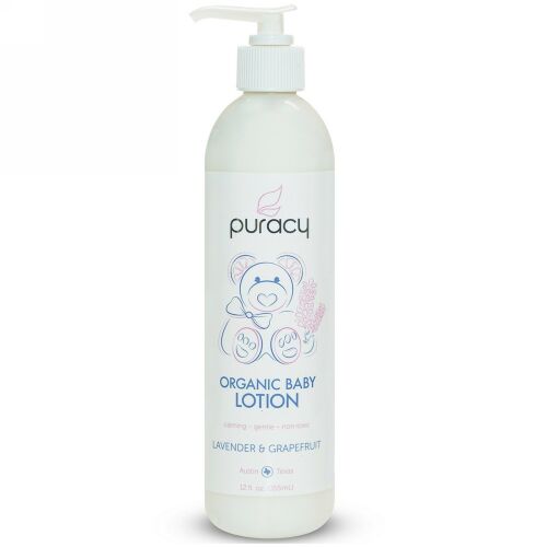 Puracy, オーガニックベビーローション、ラベンダー & グレープフルーツ、 12 液量オンス (355 ml) (Discontinued Item)