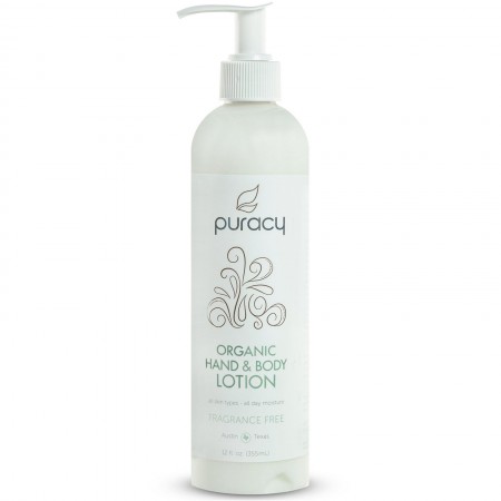 Puracy, Organic Hand & Body Lotion, Fragrance Free, 12 fl oz (355 ml) (Discontinued Item)