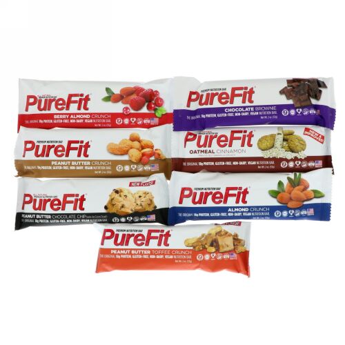 PureFit Bars, プレミアム栄養バー、サンプラー、7本、1本 57g（2 oz） (Discontinued Item)
