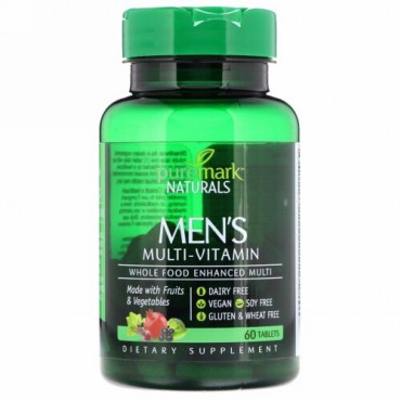 PureMark Naturals, メンズマルチビタミン, 60錠