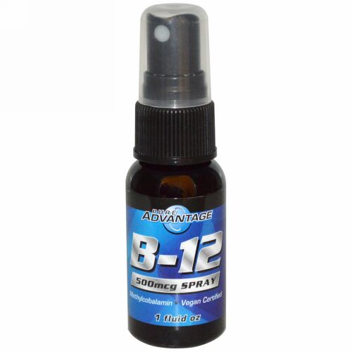 Pure Advantage, B-12、500mcgスプレー、1液量オンス