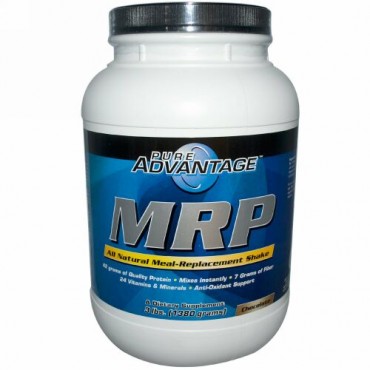 Pure Advantage, MRP、食事代用シェイク、チョコレート、3ポンド（1380 g） (Discontinued Item)