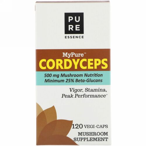 Pure Essence, MyPure、冬虫夏草、ベジカプセル120個 (Discontinued Item)