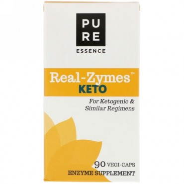 Pure Essence, リアル-ザイムズ ケト、ベジカプセル90個 (Discontinued Item)