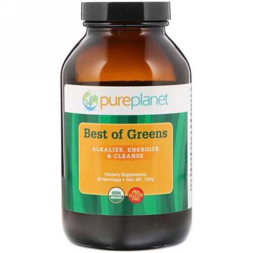 Pure Planet, 最上の有機青物（Best of Greens）, 150 g