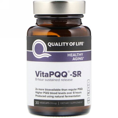 Quality of Life Labs, ビタPQQ -SR、ベジキャップ30錠