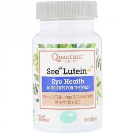 Quantum Health, シールテイン+、目の健康、ソフトジェル30個 (Discontinued Item)
