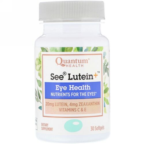 Quantum Health, シールテイン+、目の健康、ソフトジェル30個 (Discontinued Item)