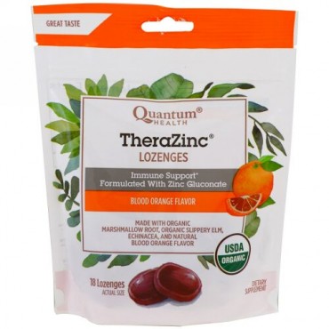 Quantum Health, テラジング、ロゼンジ、ブラッドオレンジ風味、ロゼンジ18錠 (Discontinued Item)