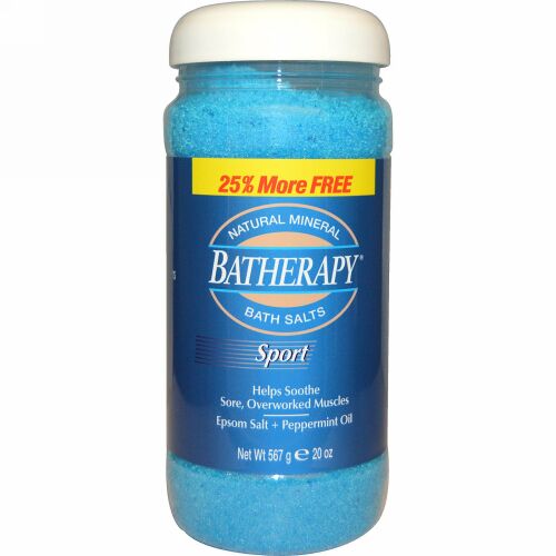 Queen Helene, ナチュラルミネラル Batherapy バスソルト、スポーツ、 20 オンス (567 g) (Discontinued Item)