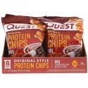 Quest Nutrition, オリジナルスタイル・プロテインチップス、バーベキュー、8袋、各1.1 oz (32 g) (Discontinued Item)