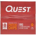 Quest Nutrition, オリジナルスタイル・プロテインチップス、バーベキュー、8袋、各1.1 oz (32 g) (Discontinued Item)