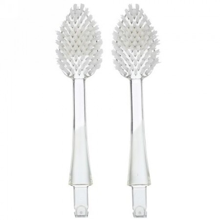 RADIUS, Floss Brush Head Replacement, Super Soft, Flossing Bristles, 2 Pack (Discontinued Item)