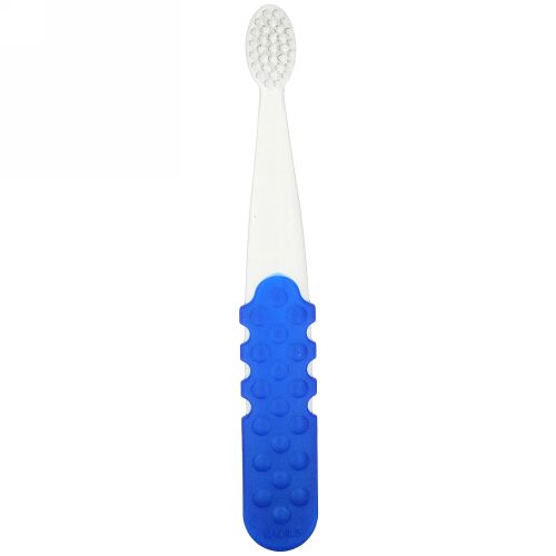 RADIUS, Totz Plus Brush, 3+ Years, Extra Soft, White/Blue, 1 Toothbrush