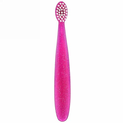 RADIUS, Totz Toothbrush, 18 + Months, Extra Soft, Pink Sparkle, 1 Toothbrush