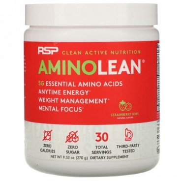 RSP Nutrition, アミノリーン、ストロベリーキウイ、270 g（9.52 oz）