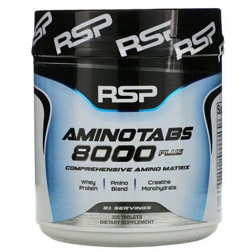 RSP Nutrition, アミノタブ8,000プラス、325粒