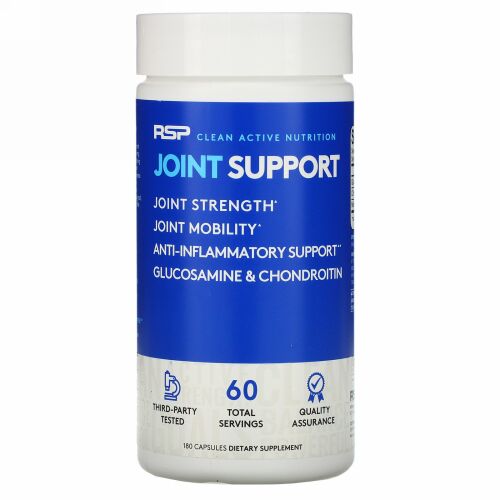 RSP Nutrition, 節々のサポート、カプセル180粒