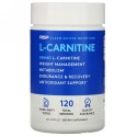 RSP Nutrition, L-カルニチン、500mg、カプセル120粒