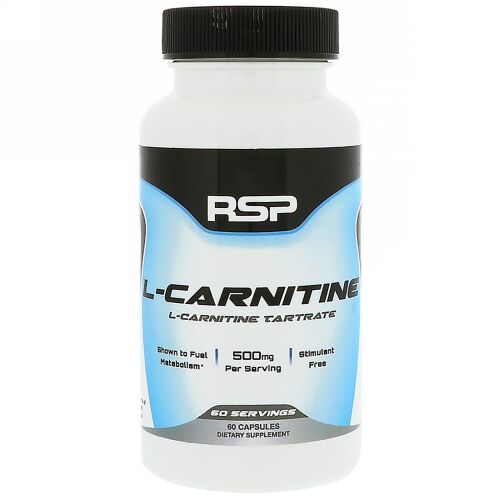 RSP Nutrition, L-Carnitine, 60 Capsules (Discontinued Item)
