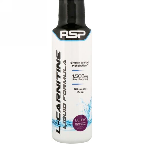 RSP Nutrition, L-Carnitine, Berry, 1,500 mg, 16 fl oz (473 ml) (Discontinued Item)