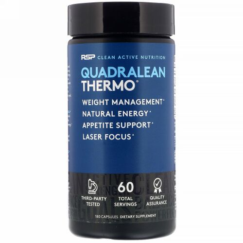 RSP Nutrition, QuadraLean Thermo, 180 Capsules