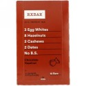 RXBAR, Protein Bar, Chocolate Hazelnut, 12 Bars, 1.83 oz (52 g) Each (Discontinued Item)