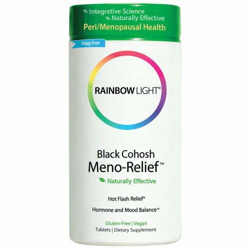 Rainbow Light, ハーバル・プリスクリプティブ、 Black Cohosh Meno-Relief、タブレット 60 錠 (Discontinued Item)