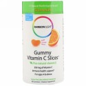 Rainbow Light, Gummy Vitamin C Slicesz（グミビタミンCスライシーズ）、タンジェリンオレンジ味、グミ90粒