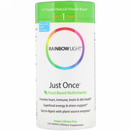 Rainbow Light, 一回だけ, 食品ベースのマルチビタミン, 120錠 (Discontinued Item)