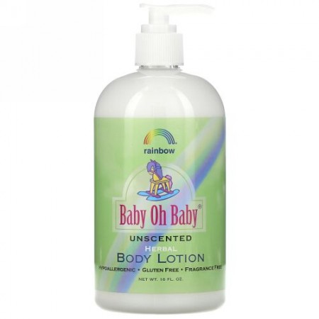 Rainbow Research, Baby Oh Baby、ボディーローション、無香、16 fl oz