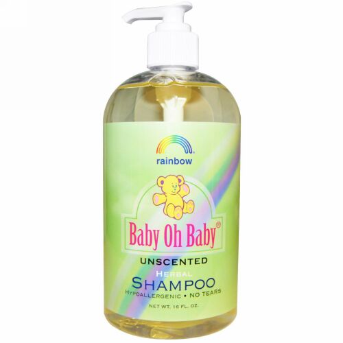 Rainbow Research, ベビー・オー・ベビー®, ハーバルシャンプー, 無臭, 16 液量オンス (Discontinued Item)