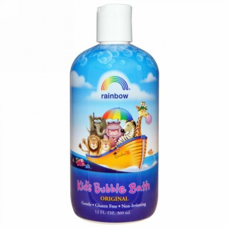 Rainbow Research, キッズ バブル バス、オリジナル、12 fl oz (360 ml) (Discontinued Item)