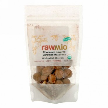Rawmio, チョコレートカバースプラウトヘーゼルナッツ、 2 oz (57 g)