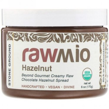 Rawmio, チョコレートヘーゼルナッツスプレッド、6 oz (170 g)