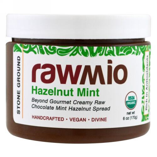 Rawmio, Organic, Hazelnut Mint, 6 oz (170 g) (Discontinued Item)