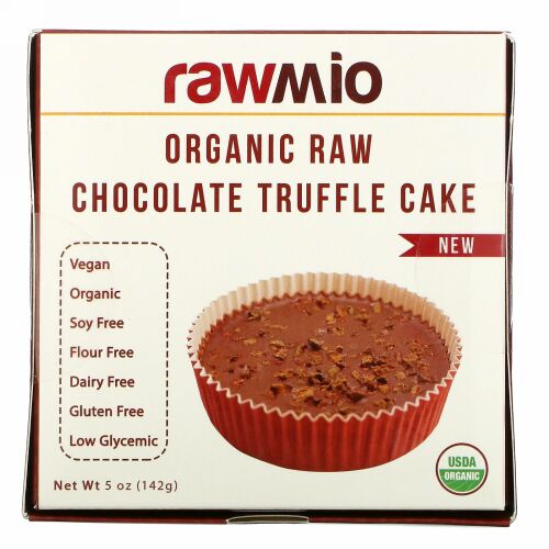 Rawmio, オーガニック ロー チョコレート トリュフケーキ、5 oz (142 g)