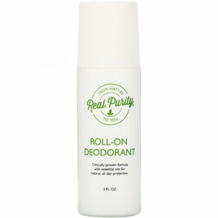 Real Purity, ロールオンデオドラント、3 fl oz