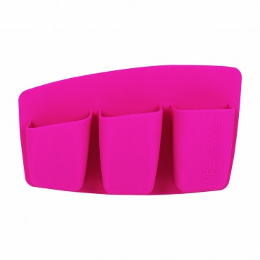 Real Techniques by Samantha Chapman, 3ポケットエキスパートオーガナイザー、ピンク、1つ (Discontinued Item)