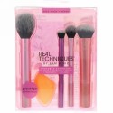Real Techniques by Samantha Chapman, Everyday Essentials, For Blush + Foundation + Shadow + Highlighter + Concealer, 5 Pieces